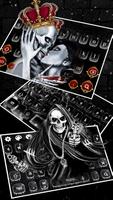 برنامه‌نما Queen Skull Keyboard Theme عکس از صفحه