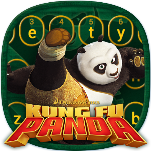 Kung Fu Panda Mountain Keyboard Theme