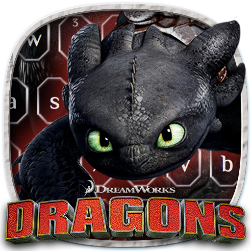 How to Train Your Dragon Toothless Keyboard Theme