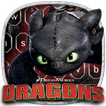 How to Train Your Dragon Toothless Keyboard Theme