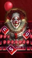 IT Horror Clown Keyboard Affiche