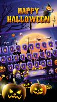 Halloween Pumpkin Keyboard poster