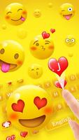 Happy Emoji Keyboard Affiche