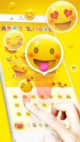Feliz Emoji Keyboard imagem de tela 2