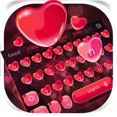 Red Heart Balloon Icon