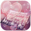 Bàn phím Bubble Heart Pink