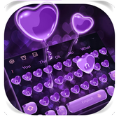 Purple Heart Balloon آئیکن