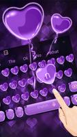 پوستر Purple Heart Balloon