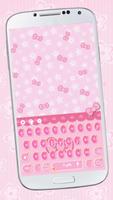 Hello pink cute kitty keyboard 海报