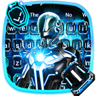 3D Neon Hero Keyboard Theme icône