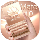 Clavier pour HUAWEI mate10 Or icône