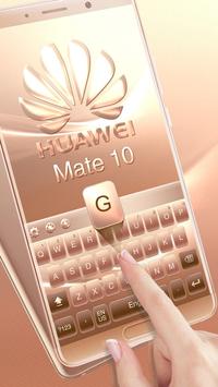 Keyboard for HUAWEI mate10 Gold screenshot 1