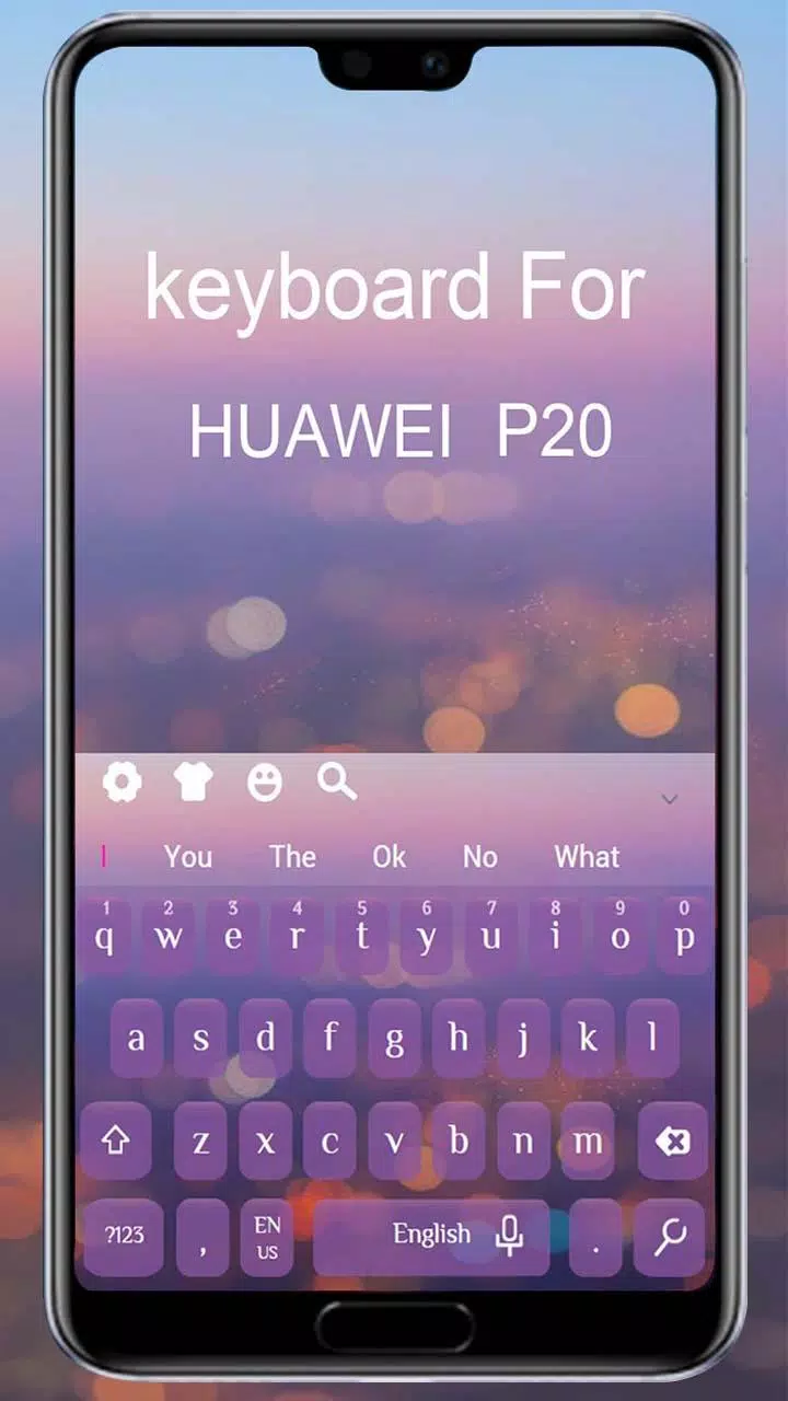 Purple Keyboard For Huawei P20 APK for Android Download