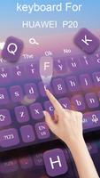 Purple Keyboard  For Huawei  P20 screenshot 2