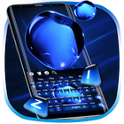Ice Crystal Blue Keyboard icon