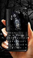 3D Live Skull & Gun Keyboard 截图 1