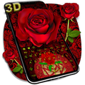 ”3D Red Rose Keyboard