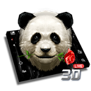 3D Rose Panda Clavier APK