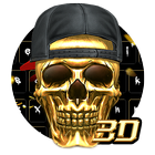 3D Hip-Hop Skull Keyboard icon