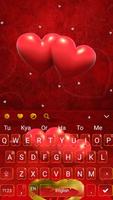 Animierte romantische Herzen Keyboard Theme Screenshot 3