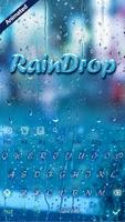 Thème de clavier 3D Raindrops Affiche