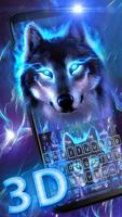 Clavier 3D Live Howling Wolf Affiche