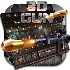 3D Gunnery Bullet Battle Keyboard Theme🔫 APK download