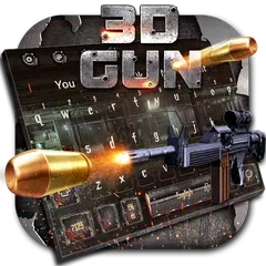 3D Gunnery Bullet Battle Keyboard Theme🔫