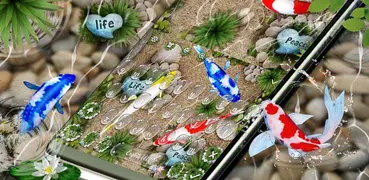 Koi Fish 3D Keyboard Theme With Animation 🐟