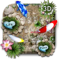 Koi Fish 3D Keyboard Theme With Animation 🐟 APK download