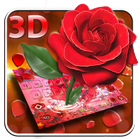 Elegant Rose Garden 3D Keyboard icon