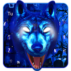 3D Neon Wolf Keyboard Theme icon