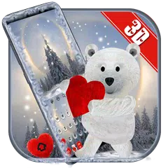 Teddy Bear Love 3D Keyboard Theme APK download