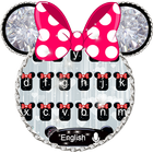 Glittering Pink Bow Minnies Keyboard icon