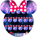 Galaxy Glitter Bow Minnies Keyboard APK