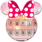 Pink Bow Minnies Keyboard icône