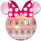 Pink Bow Minnies Keyboard آئیکن
