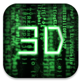 3D Green Neon Tech Keyboard icon