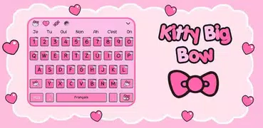 Animated Kitty Big Bow keyboard