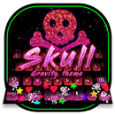 3D Skull Gravity Keyboard APK