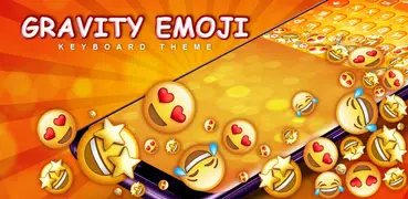 Emoji Schwerkraft-Tastatur-Thema