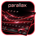 Parallax Dark Red Keyboard