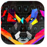 Wild wolf keyboard theme icon