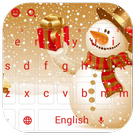 Christmas Snowman Keyboard Theme simgesi