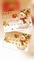 Christmas Snowman Keyboard Theme poster