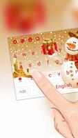 Christmas Snowman Keyboard Theme 스크린샷 1