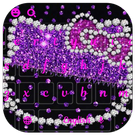 Pink Diamond Kitty Bow Keyboard wallpaper أيقونة