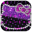 Pink Diamond Kitty Bow Keyboard wallpaper APK