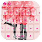 Red Balloon Romantic Valentine Keyboard Theme icône