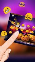 Halloween Spooky Pumpkin Keyboard Theme تصوير الشاشة 2